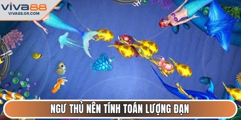Ngư thủ nên tính toán lượng đạn