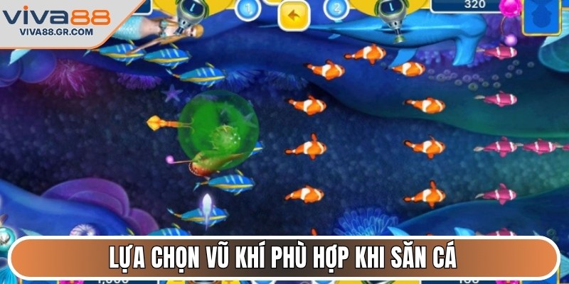 Lựa chọn vũ khí phù hợp khi săn cá