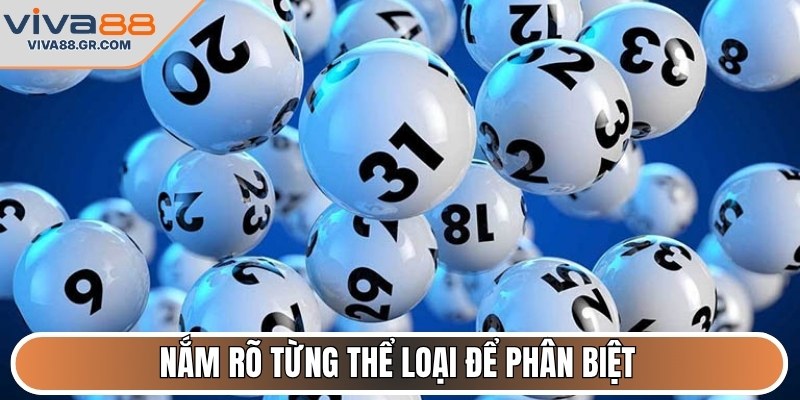 Nắm rõ từng thể loại để phân biệt